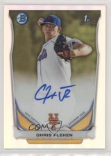 2014 Bowman Prospect Chrome Refractor 141/500 Chris Flexen #BCAP-CF Auto 2x4