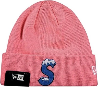 Supreme x New Era FW20 Frost S Logo Beanie Pink