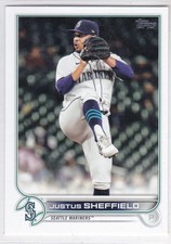 2022 Topps Baseball Justus Sheffield #587