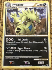 Pokemon Tyranitar Rare Card HS-Unleashed 26/95 English NM/LP Pokémon TCG