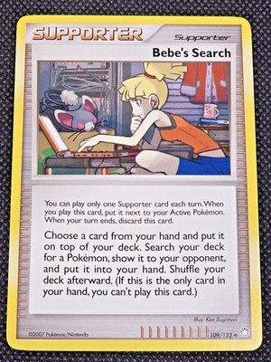 Bebe's Search 109/123 Uncommon Pokemon Mysterious Treasures LP+ -- L20