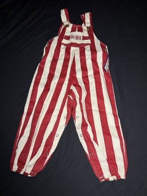 NWT Game Bibs Overalls Toddler Size 3T Sports Fan University Of Oklahoma