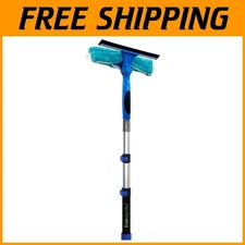 5-12ft Swivel Squeegee & Microfiber Window Scrubber Kit