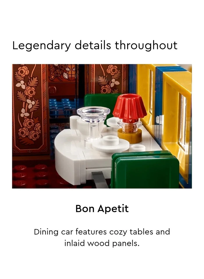 Brand New Orient Express Train - like LEG0 (21344) W/ 2540 Pcs. - Ship From USA - Image 3 of 4