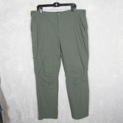 Columbia Omni-Shield Hiking Pants Mens 38x32 Sage Green Water Repellent Outdoor