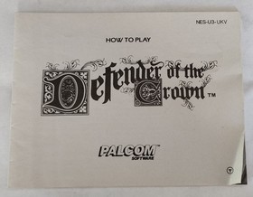 Defender of the Crown for NES Nintendo Complete & Tested