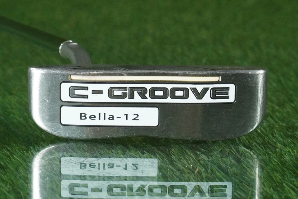 YES! C-GROOVE BELLA-12 PUTTER BLADE 36" STEEL SHAFT THE GRIP MASTER TMG LH - Image 2 of 4