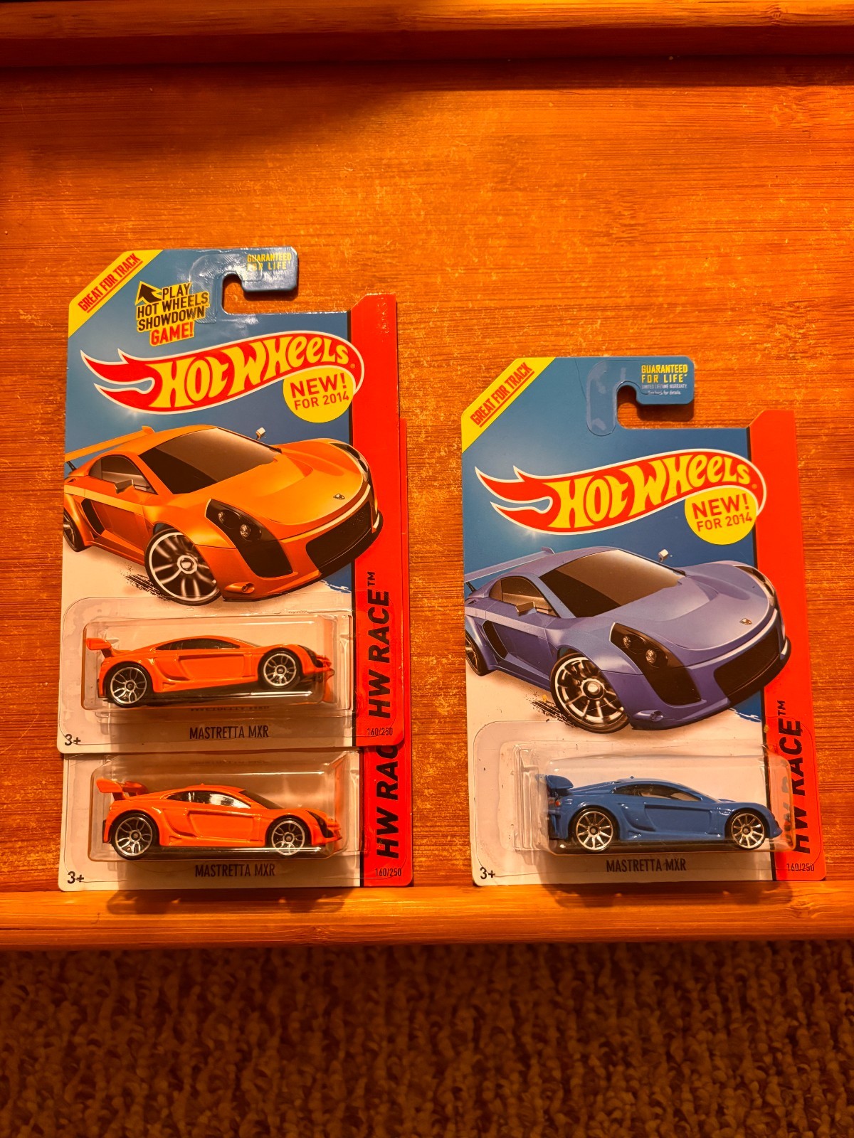 2014 Hot Wheels Mastretta MXR HW Race 2 Colors