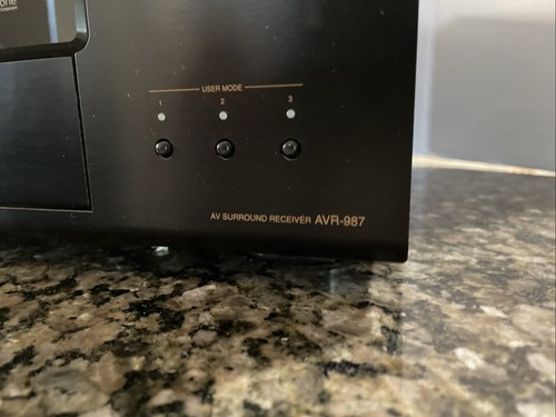Denon AVR-987 7.1 Channel AV Surround Receiver W/Remote & Manual Bundle Works - Bild 3 von 12