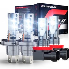 For Toyota Tacoma 2001-15 Combo Led Headlight Highlow Fog Light Bulbs 6000k For Toyota Tacoma 2001-15 Combo Led Headlight Highlow Fog Light Bulbs 6000k