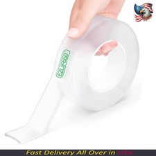 Double Sided Tape Heavy Duty, Nano Double Sided Adhesive Tape, 9.85FT
