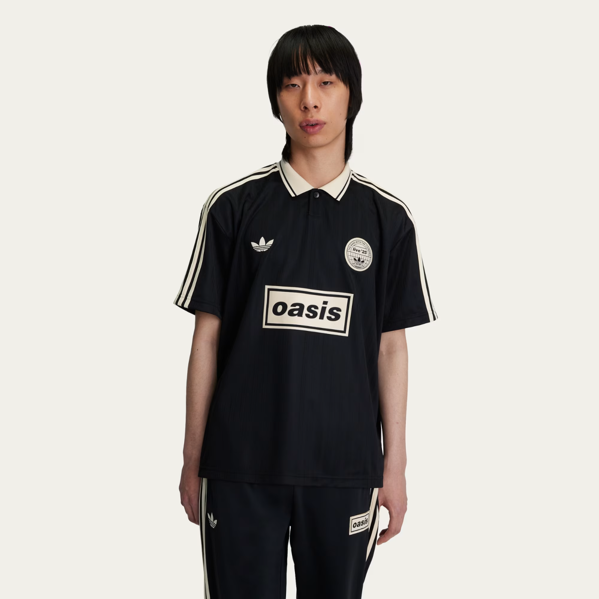 トップス  x Oasis Tour Jacquard Jersey 2XL adidas x Oasis Tour Jacquard Jersey Mens Size XL Asia Sizing Black