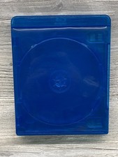 Blu-Ray Blue DVD Movie Case Logo Holds 6 Discs 22mm Replacement Case - CLEAN