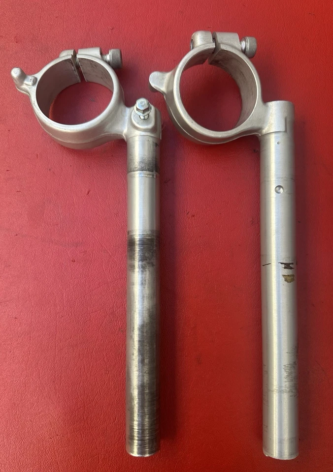 2008 2009 SUZUKI GSXR 600 GSX-R 750 OEM RIGHT Left CLIP ON HANDLEBARS Straight - Image 4 of 4