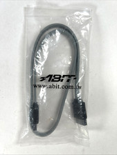 Abit SATA Data Cable AWM Style 2725 Connect HD, SSD, Optical Drives to MB