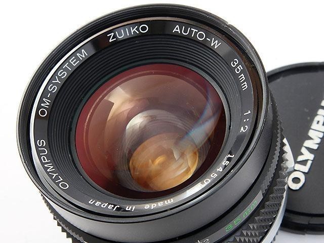 Olympus OM Zuiko Auto-W 35mm F2 Wide Angle Prime Lens Excellent