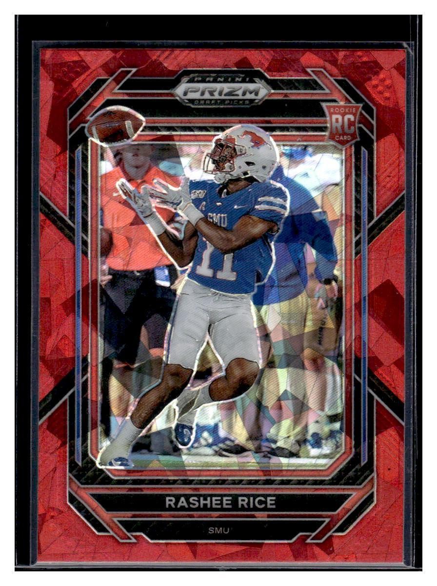 2023 Panini Prizm Draft Picks #142 Rashee Rice Prizms Red Ice