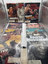 Lot of 9  Sports Illustrated Magazines Vintage Tyson, Jordan and more 