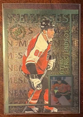 1995-96 Topps Stadium Club Eric Lindros Scott Stevens Nemeses Gold Foil #N1