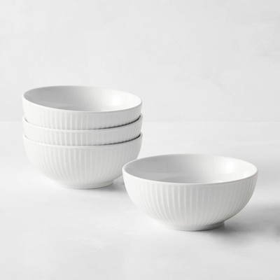 Pillivuyt Plisse Porcelain Cereal Bowls-Williams Sonoma|37819