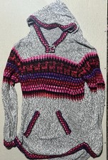 Women s Hooded Sweater Light Weight Grey Sports Top Jumper