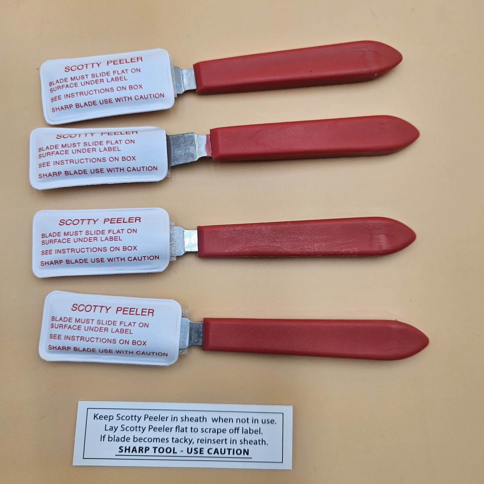 Scotty Peeler Label & Sticker Remover - Set of 4 Metal
Opens in a new window or tab