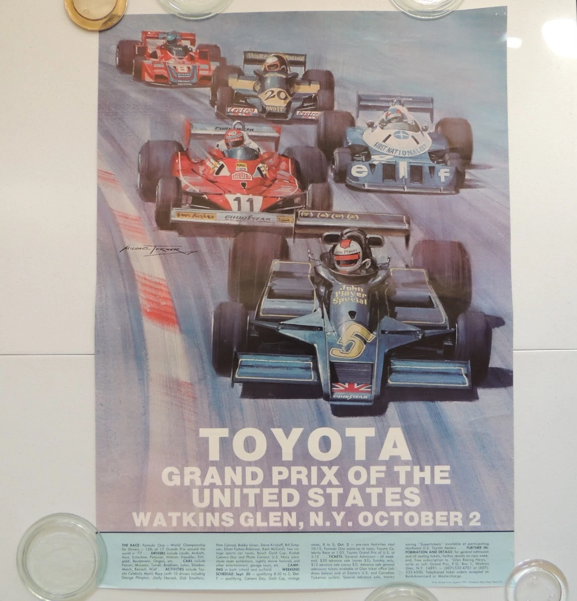 2005年トヨタF1GPポスター Toyota Formula 1 Racing Fan Posters for sale | eBay