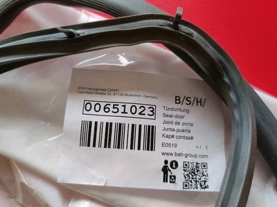 Neff Türdichtung 9 Haken Gummidichtung rundum Backofen 651023 BSH