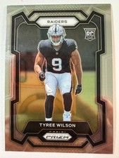 Tyree Wilson 2023 Panini Prizm Rookie RC #363 Las Vegas Raiders Rookie Card. rookie card picture
