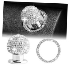 Bling Car Push Start Button Cover,Fashion Engine Start Button Cover with