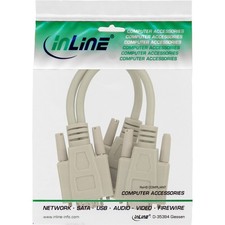 17307 InLine VGA Y-Adapter Cable Male to 2x Female D