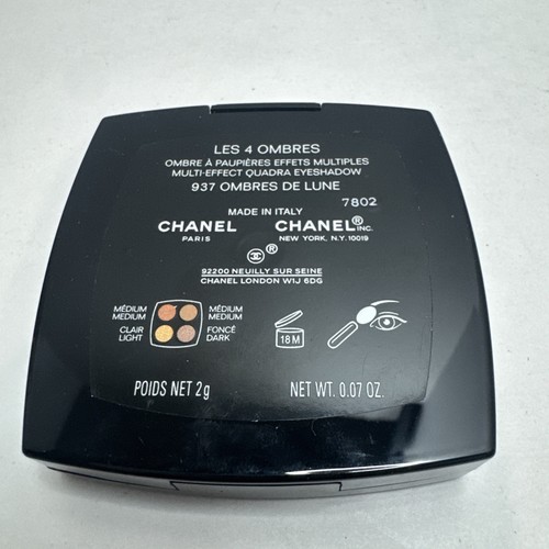 Chanel Les 4 Ombres 937 Eyeshadow Palette – Shade 4 Ombres De Lune New - Picture 5 of 7