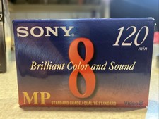 Sony 120 min 8 mm Standard Video Cassette P6-120MPL 