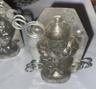 *LOOK* 2 (TWO) Vintage Santa Claus Holiday Mold — photo 8
