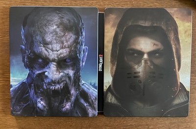 DYING LIGHT 2 STAY HUMAN STEELBOOK PS4 PS5 XBOX PC G2 UV KASTEN FOLIE OHNE SPIEL