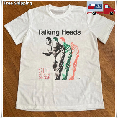 Talking Heads Stop Making Sense Album Unisex White T-shirt, Size S-5XL