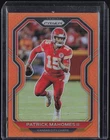 2020 Panini Prizm Orange #124 Patrick Mahomes II 180/249