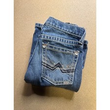 Ariat B5 Slim Kids Jeans Denim Blue Size 14 Stretch Western Style 89