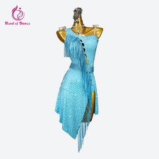 Womens Dress Latin Dance Suit Ballroom Stage Costume Competition Practice Skirt