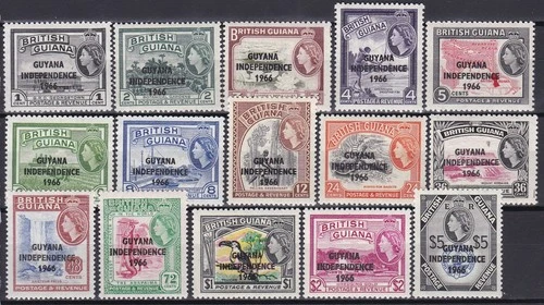 GUYANA 1966 INDEPENDENCE O/P LMM