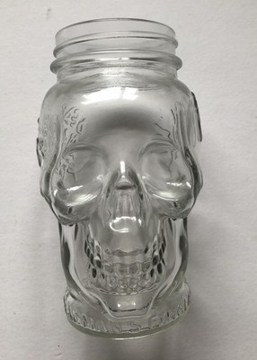 Dead Man s Fingers Spiced Rum Skull Shaped Mason Jar Glass Official