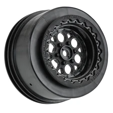 Pro-Line 2794-03 - Showtime+ Wide SC Drag 2.2"/3.0" Wheels, Black (2)