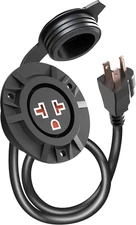 Outdoor Outlet Extender, Weatherproof Power Outlet, Receptacle Outlet,125 Volt N