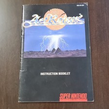 Enix ActRaiser Instruction Booklet for Super Nintendo Original
