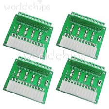 4pcs 24Pin ATX Desktop PC Power Supply Breakout Board Adapter Extension Module