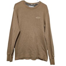 Team Realtree M Waffle Knit Thermal Shirt Long Sleeve Brown Huntin Outdoor Fish