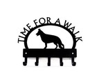 Time fora Walk-German Shepherd Stand Leash & Key Holder Made in Usa- Wall Storag