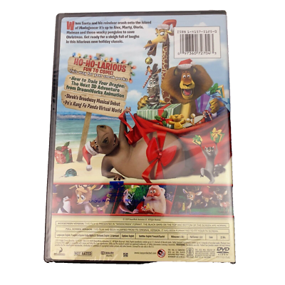 Merry Madagascar (2009, DVD) DreamWorks Animated New Sealed