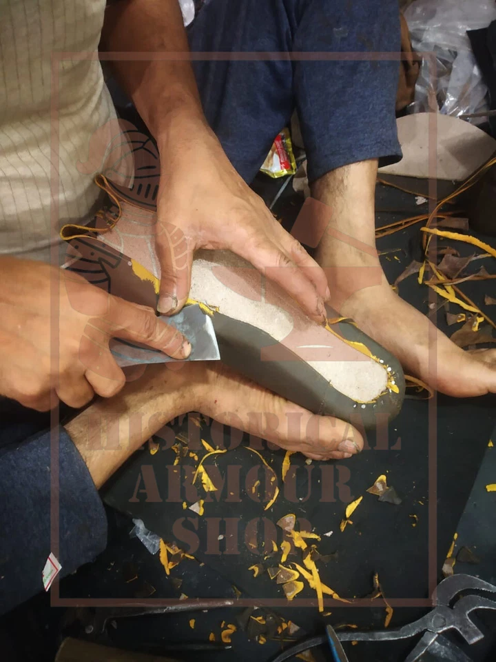 Medieval Leather Boots Renaissance Viking Pirate Boot larp Halloween costume SCA - Image 4 of 4