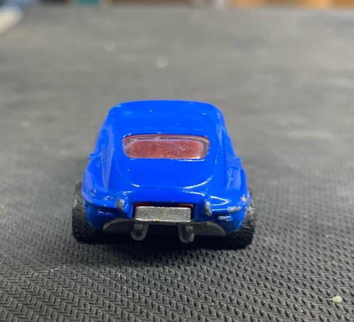 Corgi Juniors Whizzwheels Jaguar E-Type 2+2 Blue w/Opening Hood - VTG GB 1:64 - Picture 5 of 6